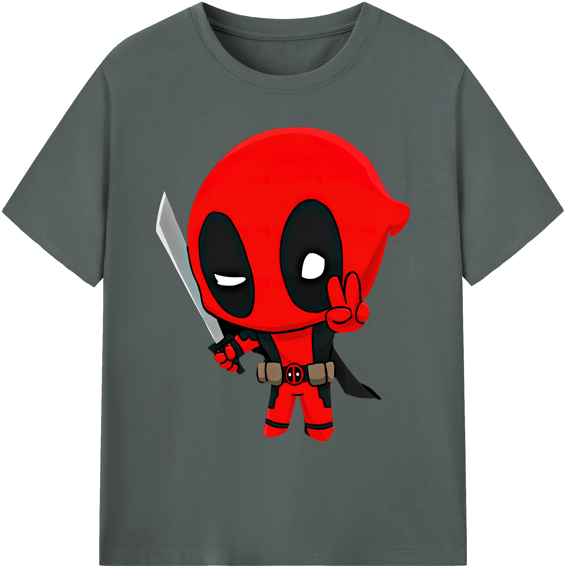 （画像用） Deadpool デッドプール 綿100％ メンズ半袖Tシャツ｜肌触りやわらか＆通気性